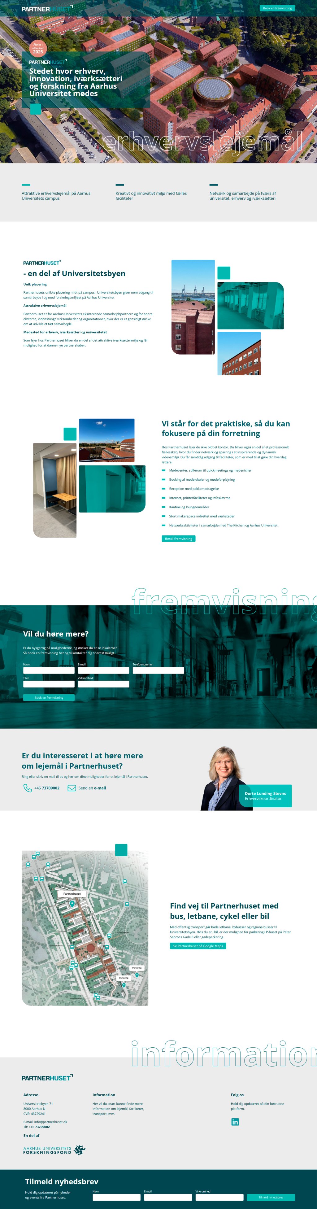 Hjemmeside til Partnerhuset